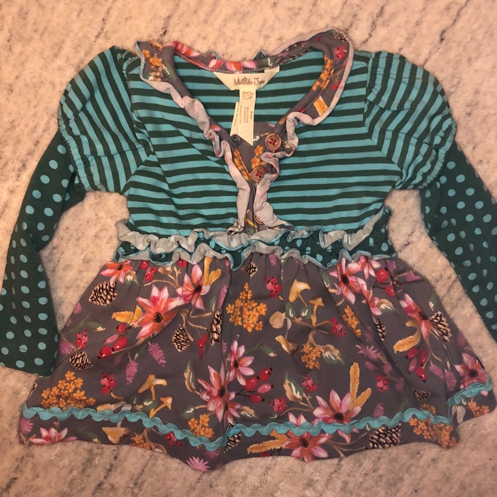 Matilda Jane Quizzical Tunic 12-18 mos